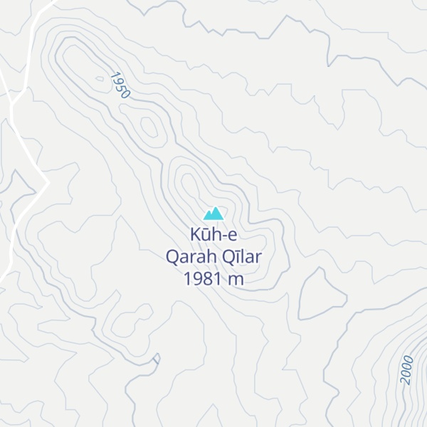 Map of Kūh-e Qarah Qīlar