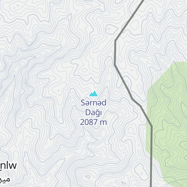 Map of Sərnəd Dağı