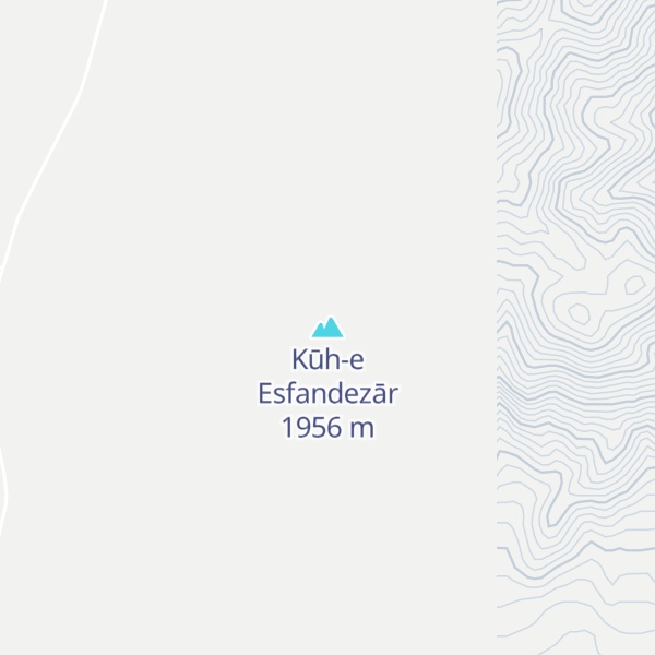 Map of Kūh-e Esfandezār