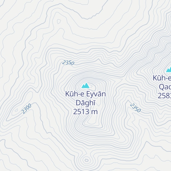 Map of Kūh-e Eyvān Dāghī