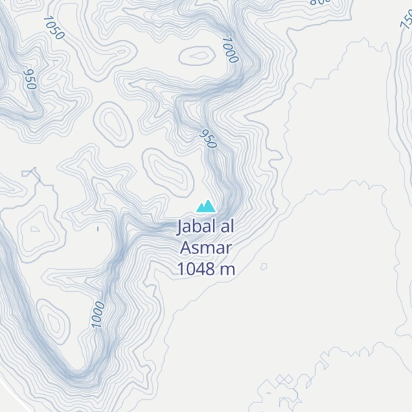 Map of Jabal al Asmar