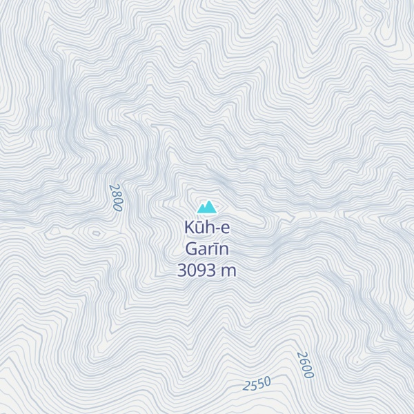 Map of Kūh-e Garīn