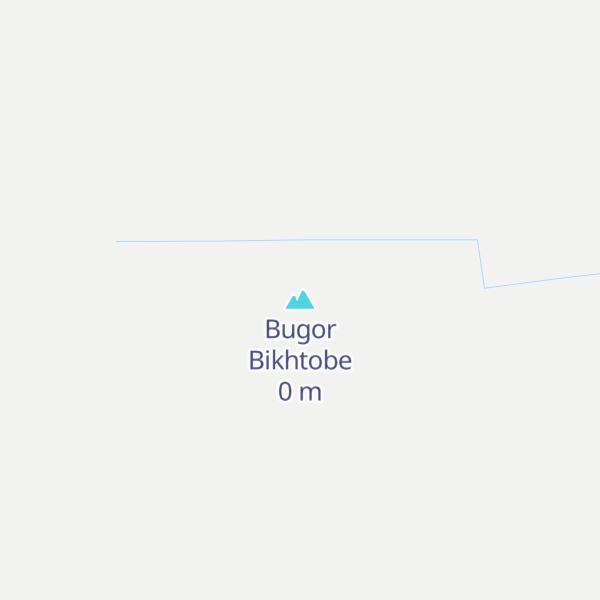 Map of Bugor Bikhtobe