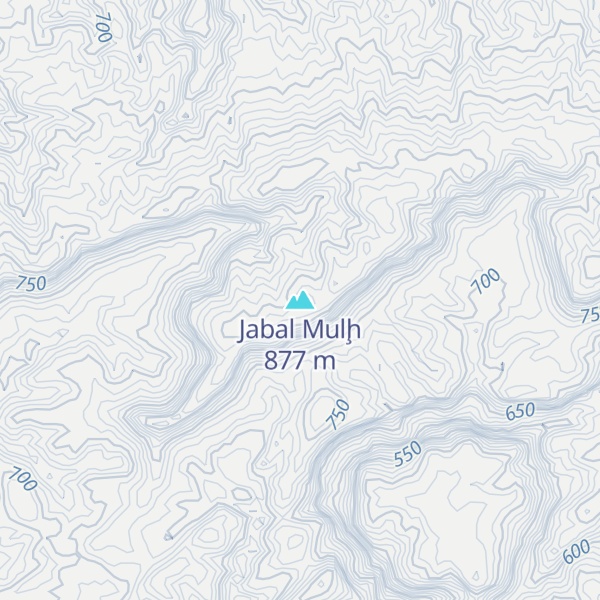Map of Jabal Mulḩ