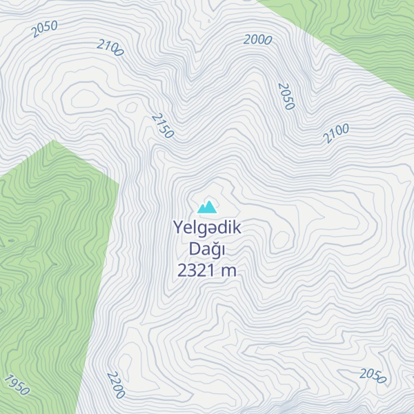 Map of Yelgədik Dağı