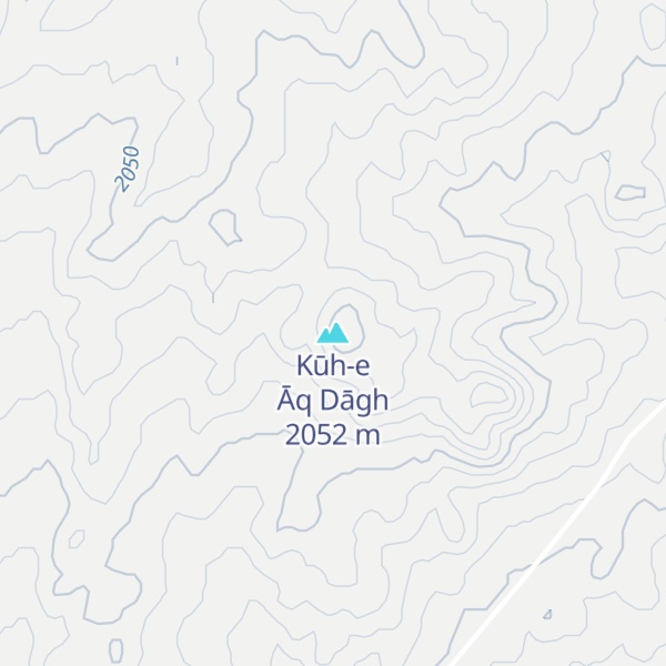 Map of Kūh-e Āq Dāgh
