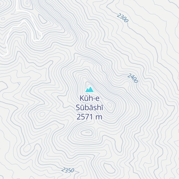 Map of Kūh-e Sūbāshī