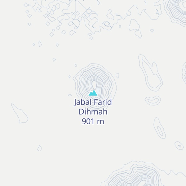 Map of Jabal Farid Dihmah