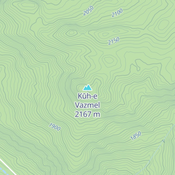Map of Kūh-e Vazmel