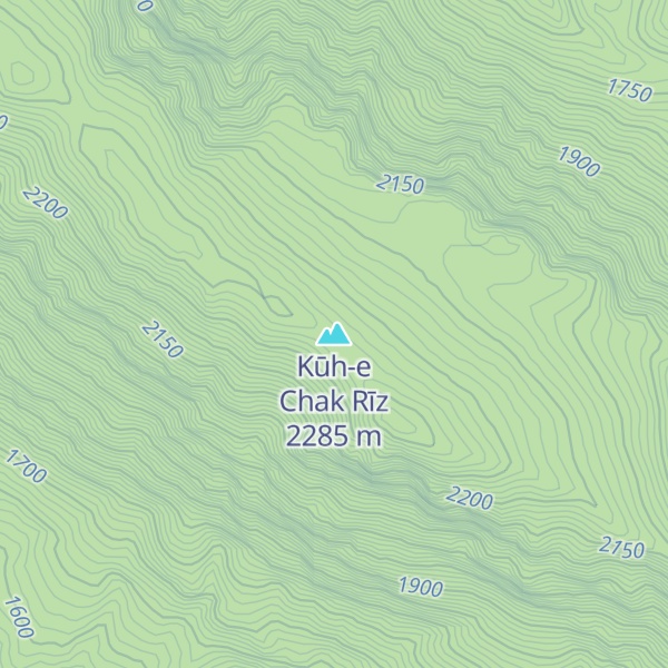 Map of Kūh-e Chak Rīz