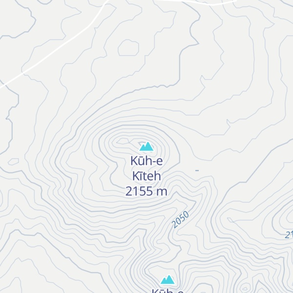 Map of Kūh-e Kīteh