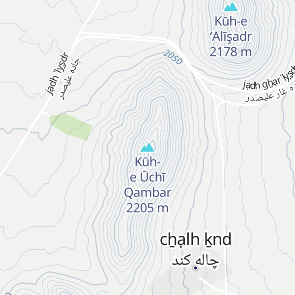 Map of Kūh-e Ūchī Qambar