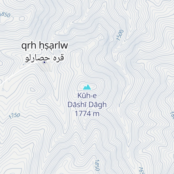Map of Kūh-e Dāshī Dāgh