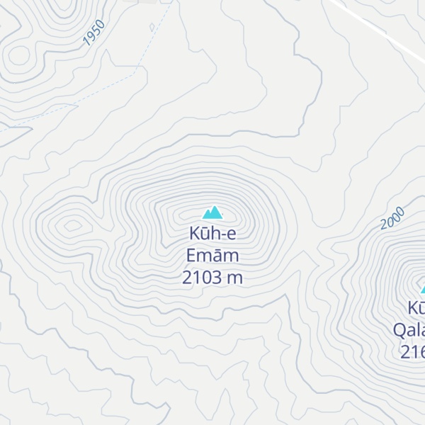 Map of Kūh-e Emām