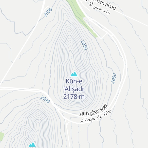 Map of Kūh-e ‘Alīşadr