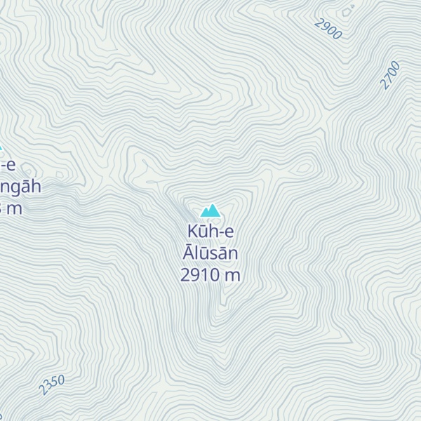 Map of Kūh-e Ālūsān