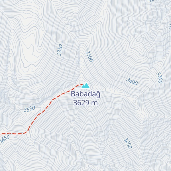Map of Babadağ