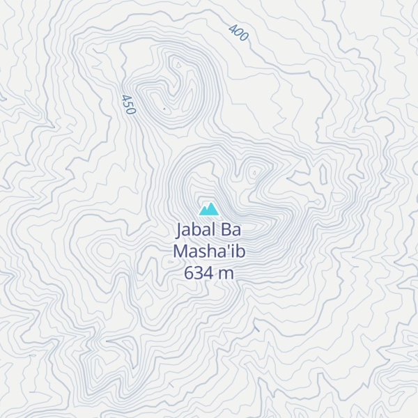 Map of Jabal Ba Masha'ib