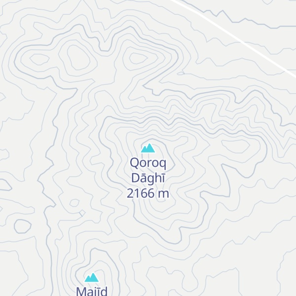 Map of Qoroq Dāghī