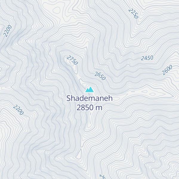 Map of Shademaneh