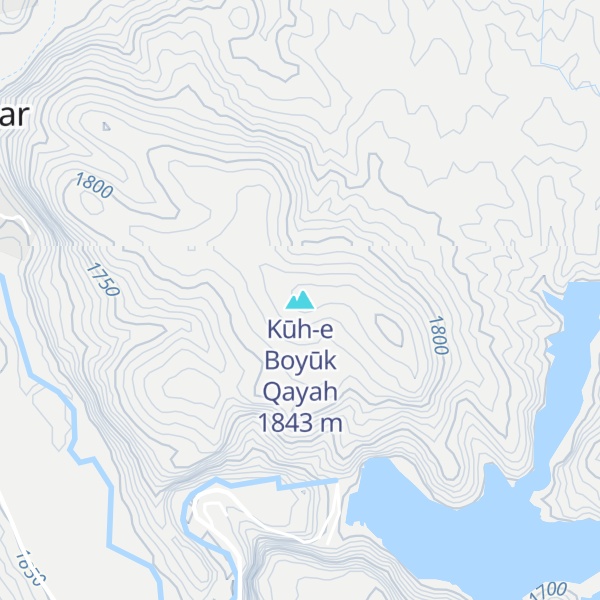 Map of Kūh-e Boyūk Qayah