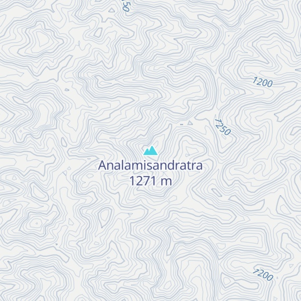 Map of Analamisandratra
