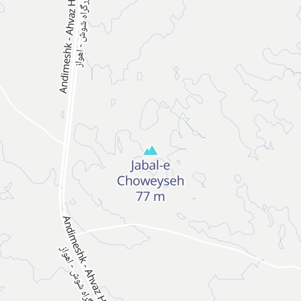 Map of Jabal-e Choweyseh