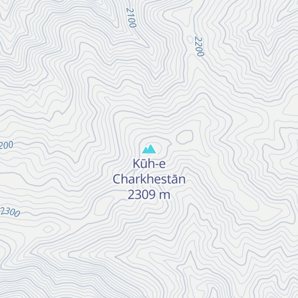 Map of Kūh-e Charkhestān