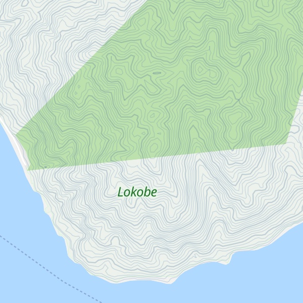Map of Mont Lokobe
