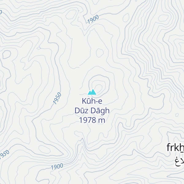 Map of Kūh-e Dūz Dāgh