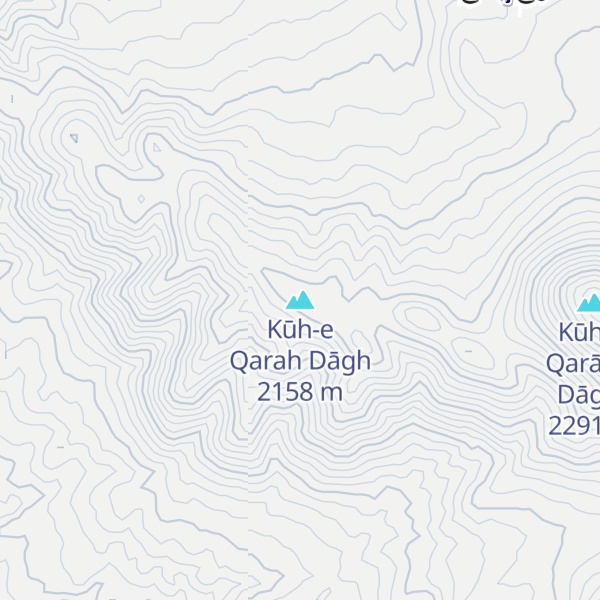 Map of Kūh-e Qarah Dāgh