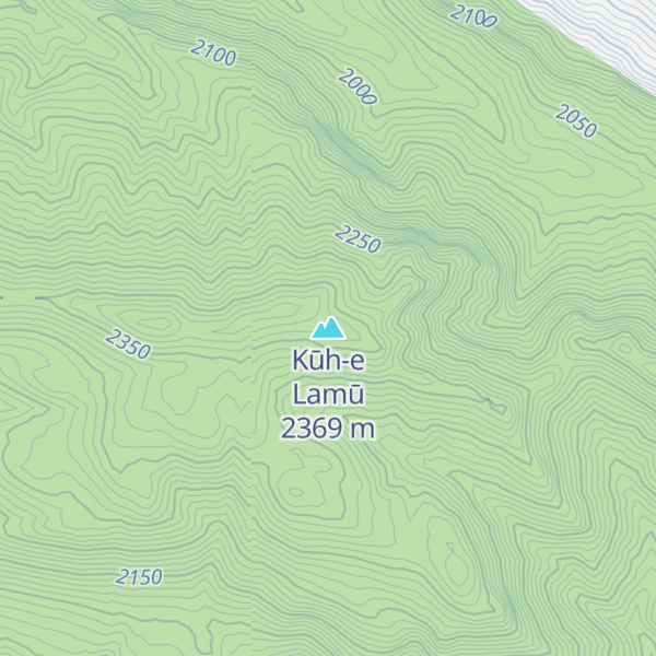 Map of Kūh-e Lamū