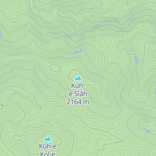 Map of Kūh-e Sīāh