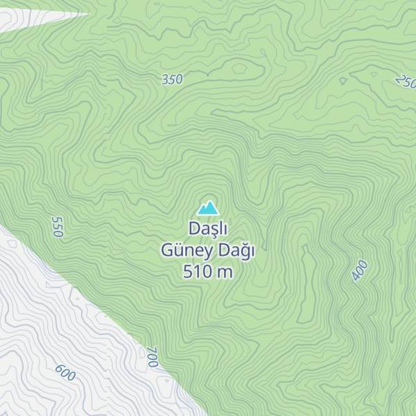 Map of Daşlı Güney Dağı
