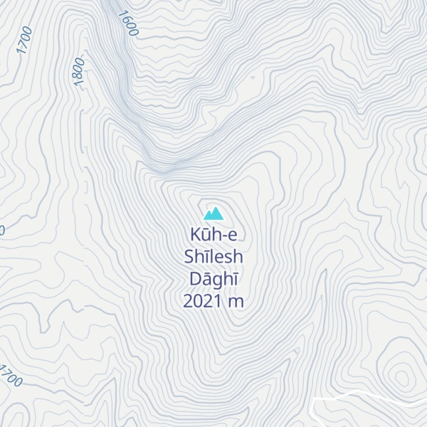 Map of Kūh-e Shīlesh Dāghī