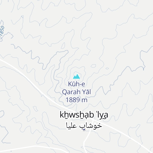 Map of Kūh-e Qarah Yāl