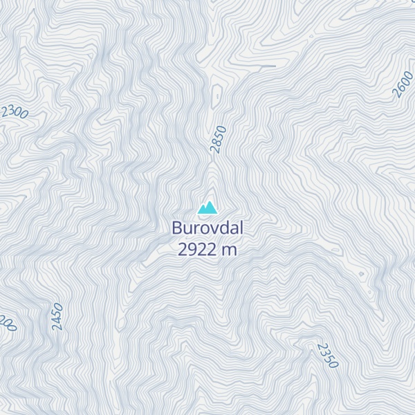 Map of Burovdal
