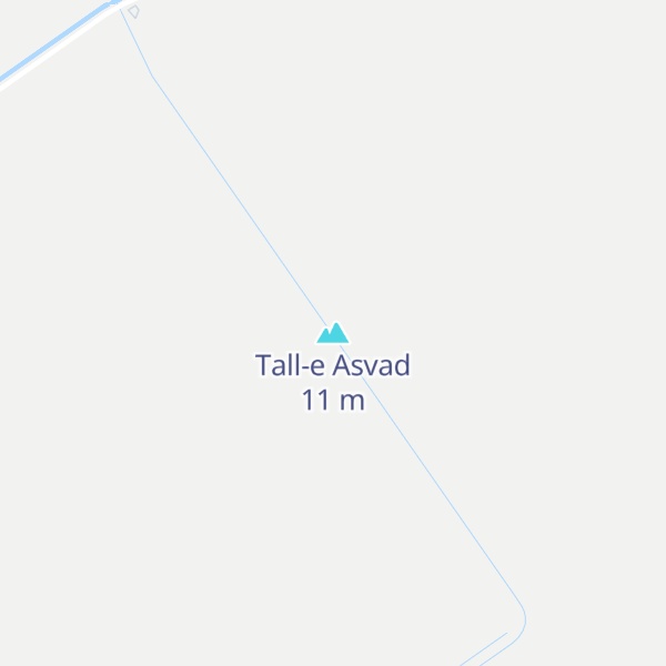 Map of Tall-e Asvad