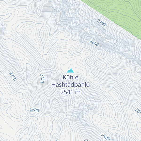 Map of Kūh-e Hashtādpahlū