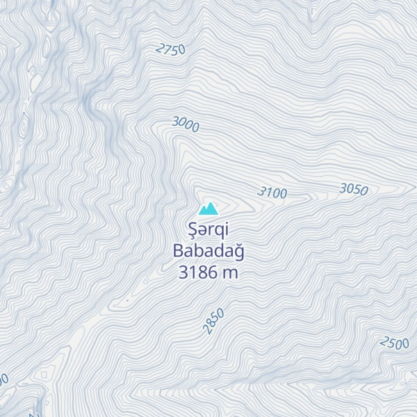 Map of Şərqi Babadağ