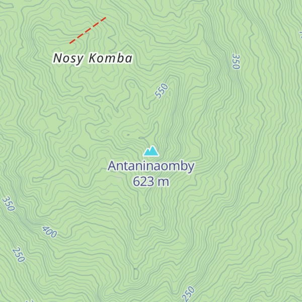 Map of Antaninaomby