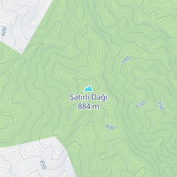 Map of Şatırlı Dağı