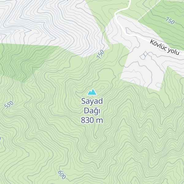 Map of Sayad Dağı