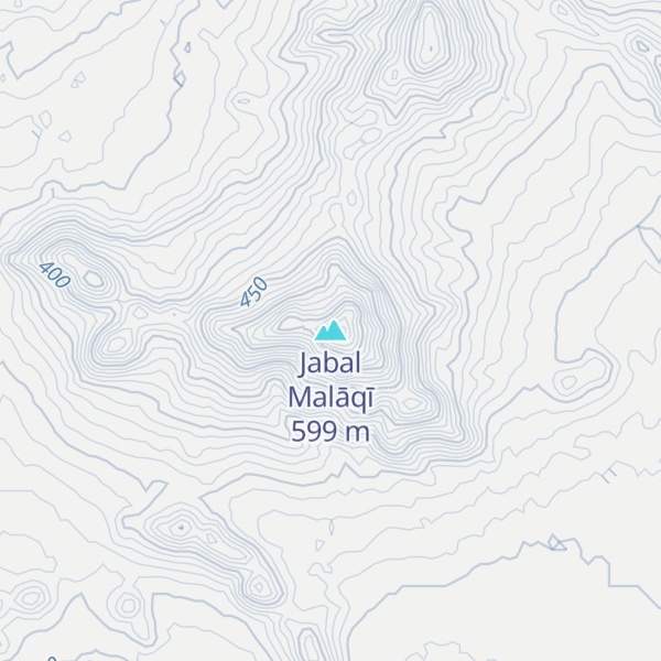 Map of Jabal Malāqī