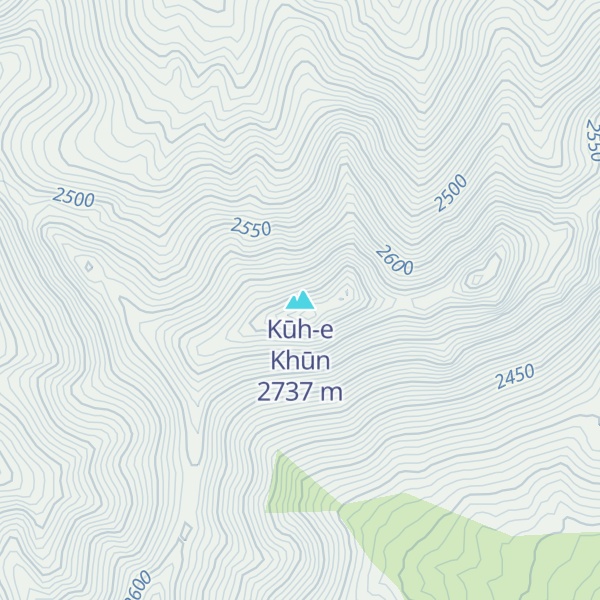 Map of Kūh-e Khūn
