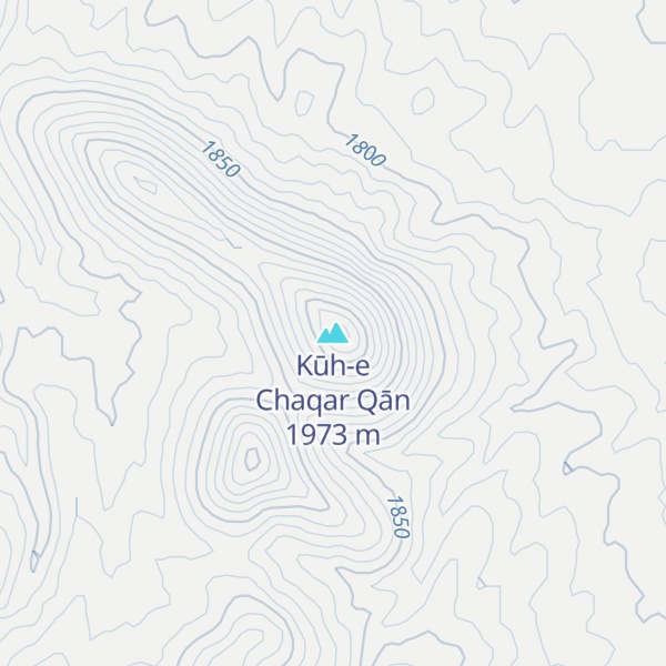 Map of Kūh-e Chaqar Qān