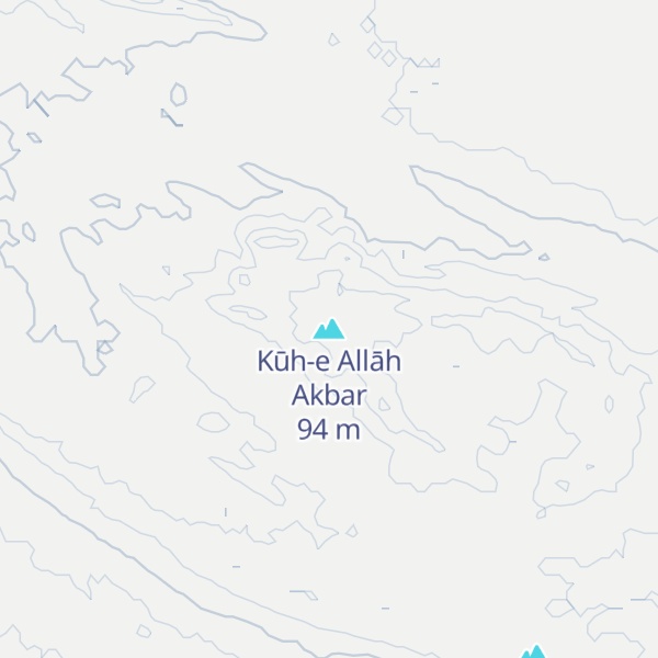 Map of Kūh-e Allāh Akbar