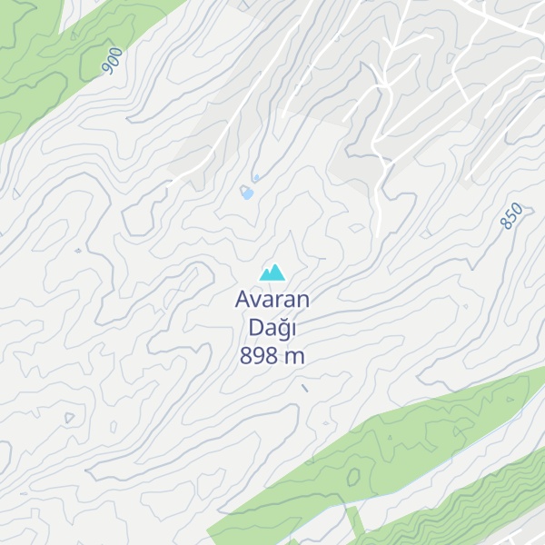 Map of Avaran Dağı