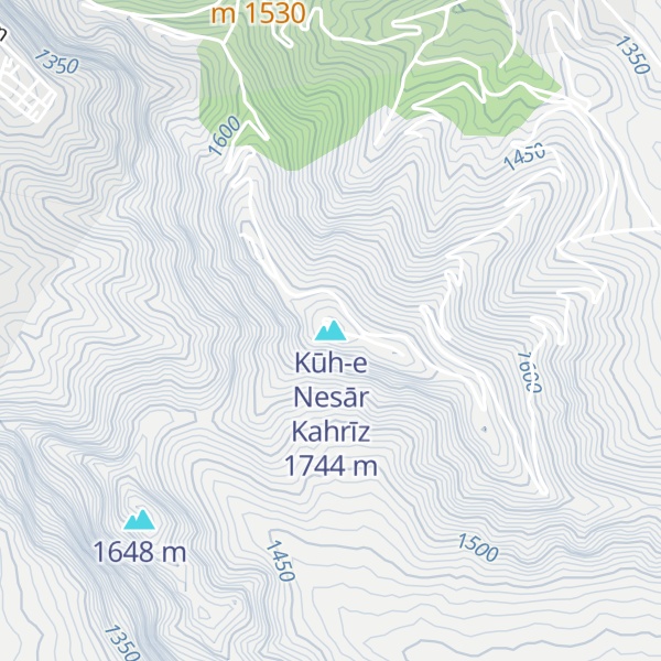 Map of Kūh-e Nesār Kahrīz
