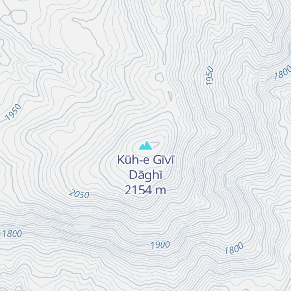 Map of Kūh-e Gīvī Dāghī